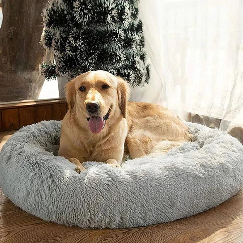 Plush Round Pet Bed