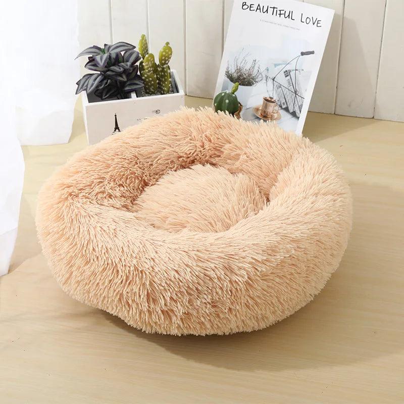 Plush Round Pet Bed