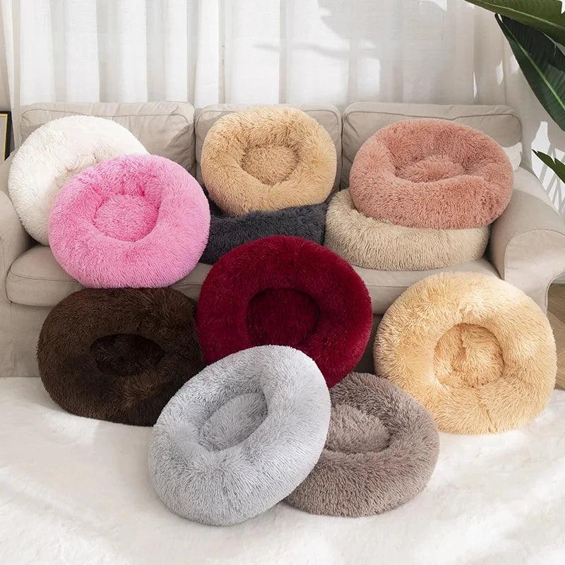 Plush Round Pet Bed